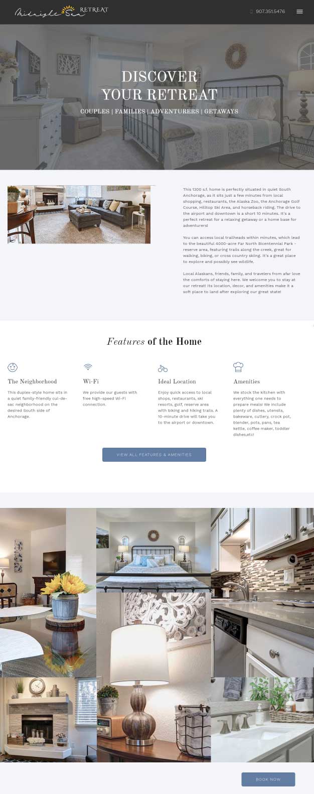 heated storage anchorage website design