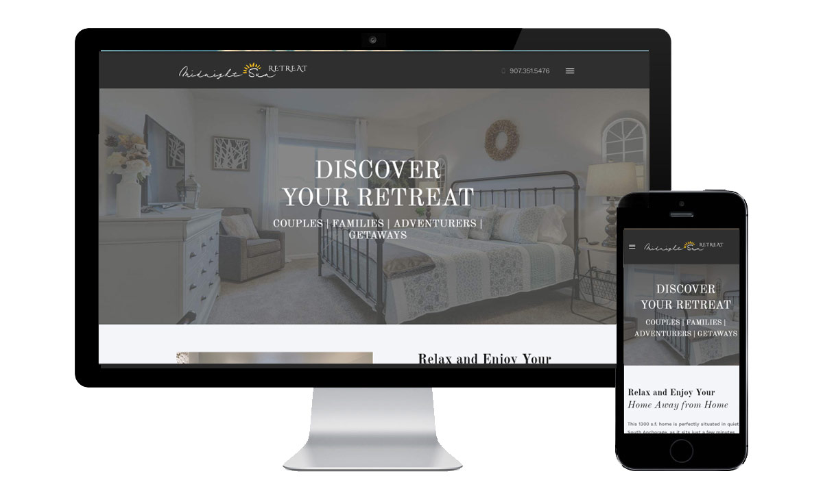 storage website design- alaska classic motion