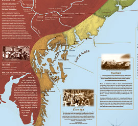 Graphic Design Map display